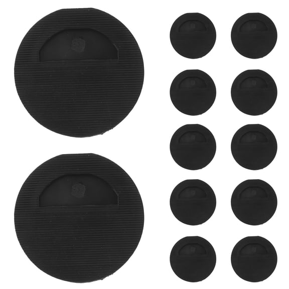 DEEPCRAFF 30pcs Leveler Furniture Levelers Rubber Black Adjustable Height Shims for Home Use