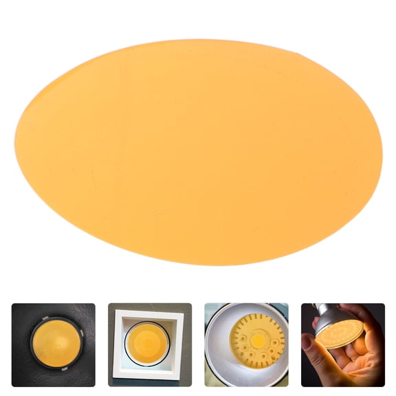 DEEPCRAFF 30Pcs Orange Light Color Changing Film Warm LED Light Diffuser Sheets for Indoor Lighting