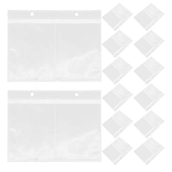 DEEPCRAFF 30Pcs Photo Album Clear Plastic Sleeves 4x6 Binder Insert Pages for Organizing and Protecting