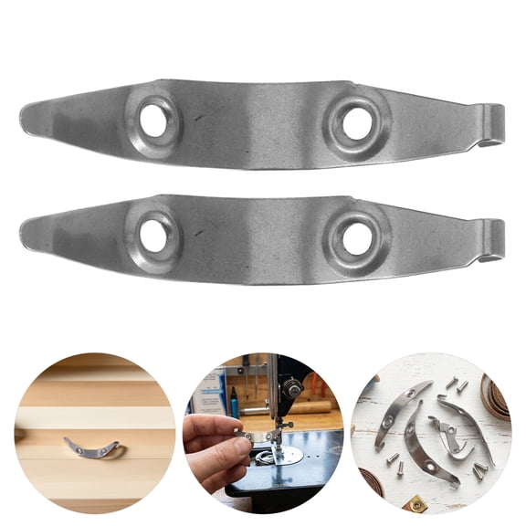 DEEPCRAFF 30Sets Home Sewing Machine Replacement Metal Shuttle Plate with Driver Spring and Repair Screws