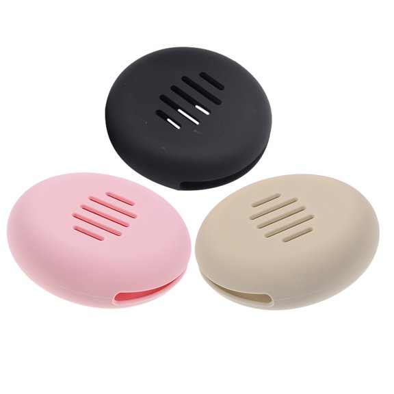 DEEPCRAFF 3Pcs Beauty Sponge Case Silicone Travel Holder Suitable for Various Sponge Shapes