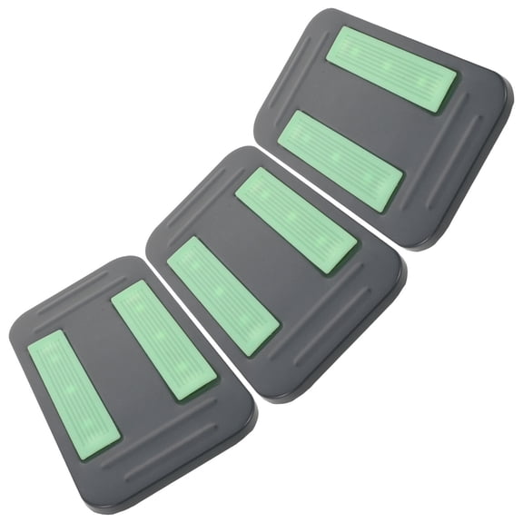 DEEPCRAFF 3Pcs Dorm Bed Ladder Step Pads Easy Install Iron Ladder Foot Pad for Loft Bed Safety