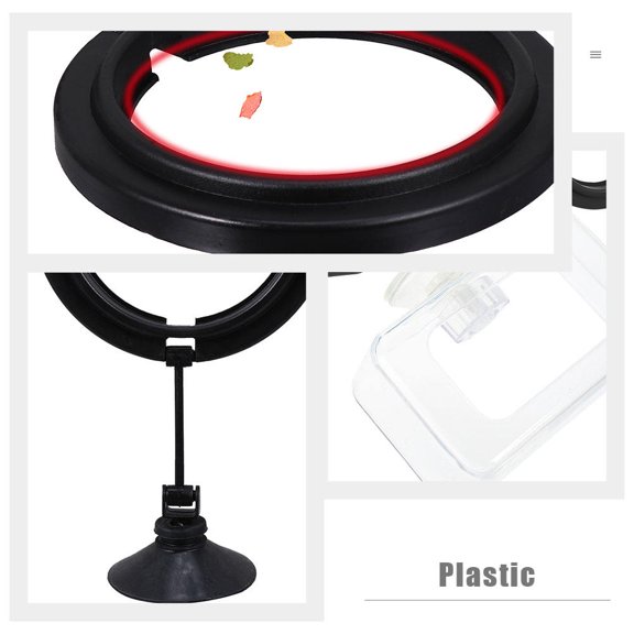 DEEPCRAFF 3Pcs Fish Feeding Ring Durable Floating Feeder Circles for Aquarium Setup