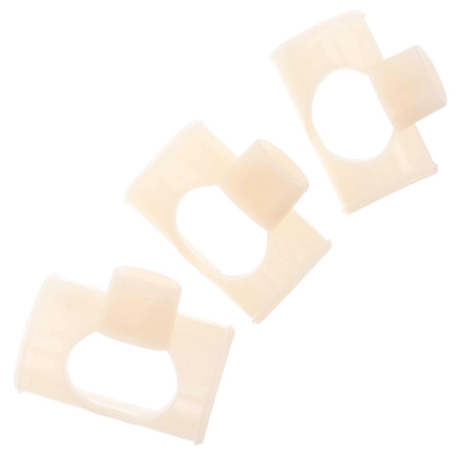DEEPCRAFF 3-Piece Beige Flute Blow Aid Nozzle Set for Chinese Flute Wind Training and Repair Accessories