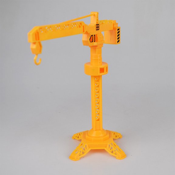 DEEPCRAFF 3pcs Plastic Tower Crane Shape for model tower crane decoration
