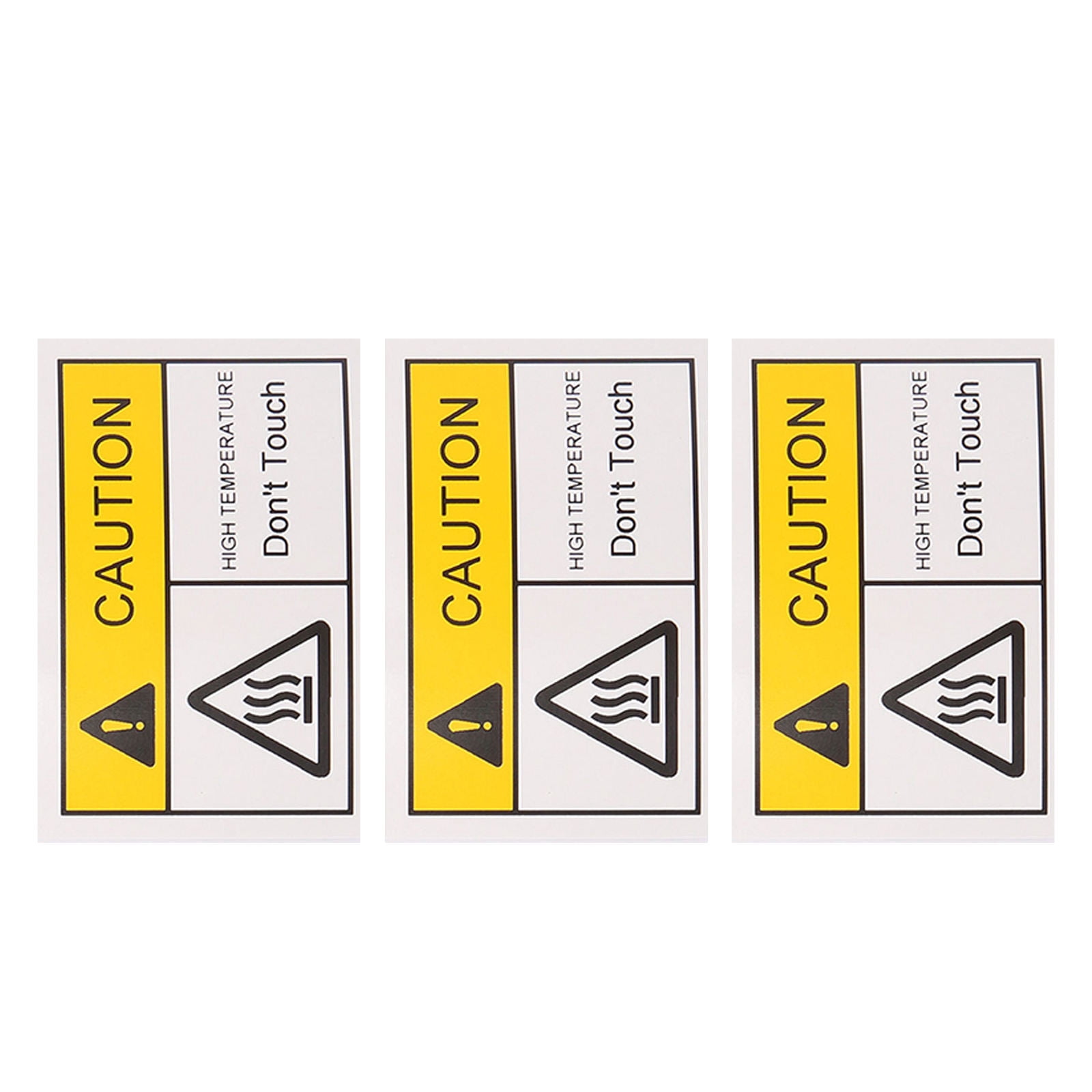 DEEPCRAFF 3Pcs Self Adhesive High Temperature Warning Label Stickers ...