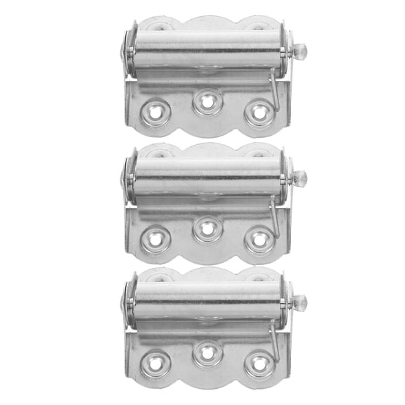 DEEPCRAFF 3-Pack Stainless Steel Spring Door Hinges with Auto Close Feature for Screen Doors, Patio, and Kitchen Use