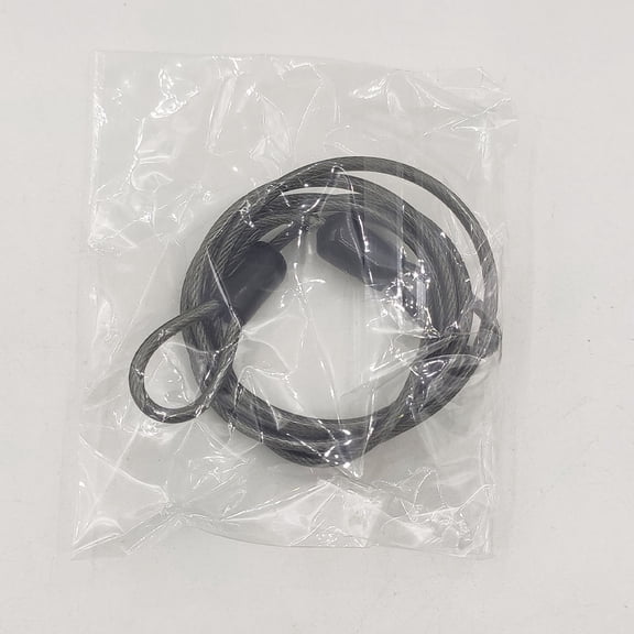 DEEPCRAFF Anti-Theft Wire Lock with Double Ring Design for Bicycles and Suitcases 3Pcs