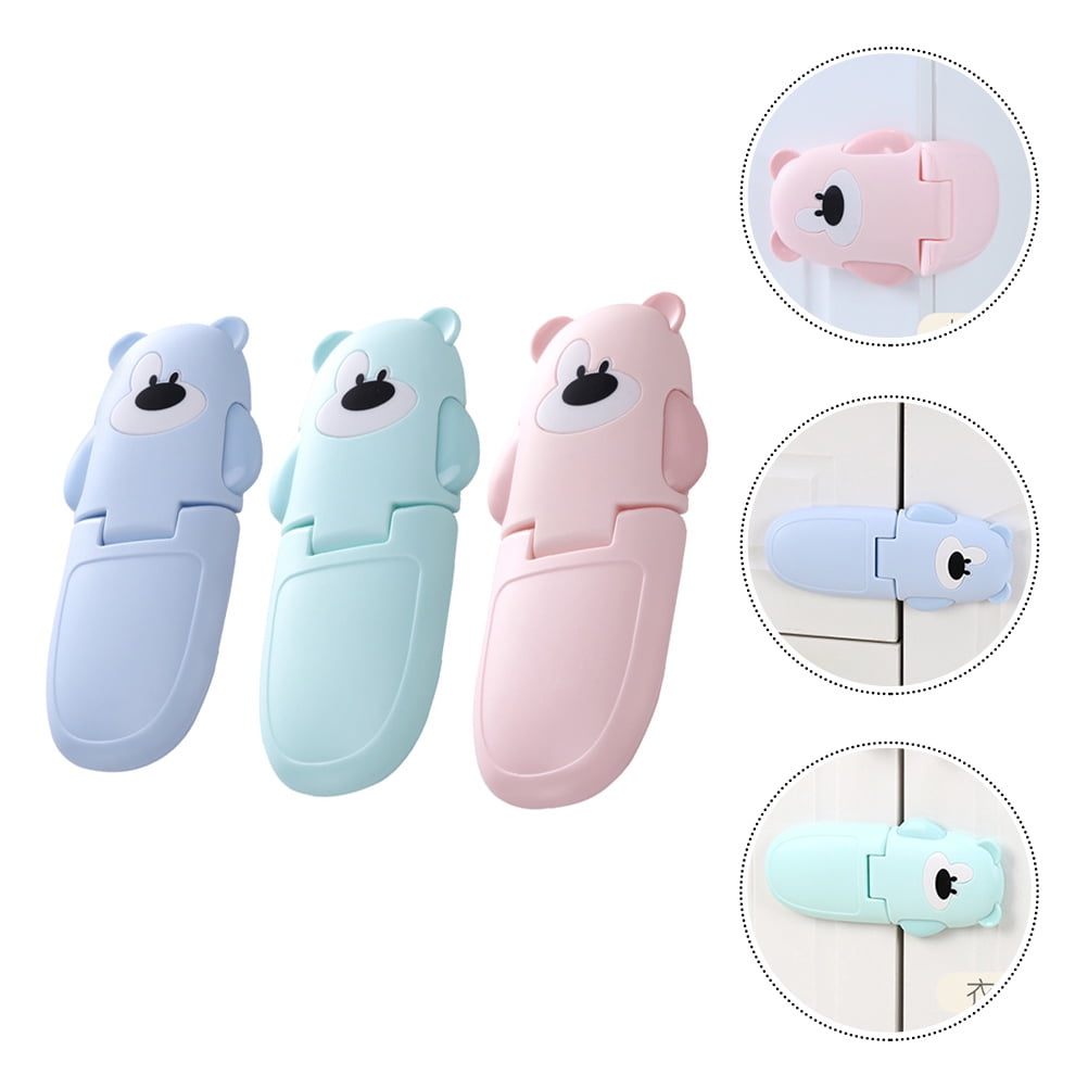 DEEPCRAFF 3Pcs Toddler Proof Cabinet Locks Child Proof ABS Assorted ...