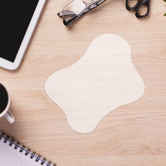 DEEPCRAFF 3Pcs Transparent Acrylic Insulation Cup Mats with Antislip Base for Coffee Cup and Mug