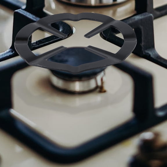 DEEPCRAFF Stainless Steel Black Gas Stove Holder Rack for Cooking Pots and Pans, Great for Home and Restaurants