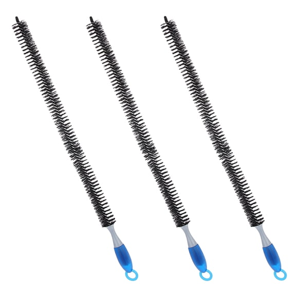 DEEPCRAFF 3-Piece Engine Cleaning Brush Set with Handles, Polyester Plastic for Professional Car Engine Maintenance