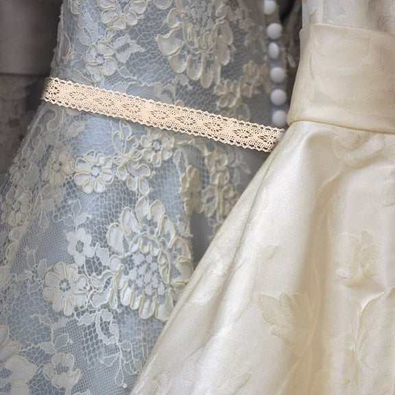 DEEPCRAFF Embroidered Lace Trim Ribbon Clothes Sewing Diy Decor 4 Rolls