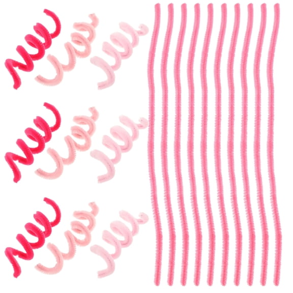 DEEPCRAFF Assorted Color Iron Wire Fuzzy Stems Twistable Pipe Cleaners for Crafts 400Pcs