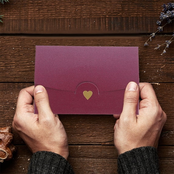 DEEPCRAFF 40Pcs Envelopes for Invitations Delicate Small Envelopes Celebration 4.13X2.75X0.08in