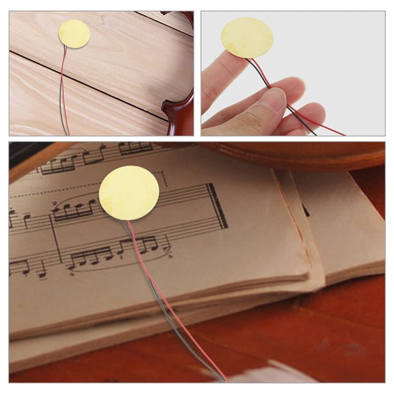 DEEPCRAFF 40Pcs Piezo Discs with Leads for Musical Instruments Acoustic Guitar Drum Trigger Replacement