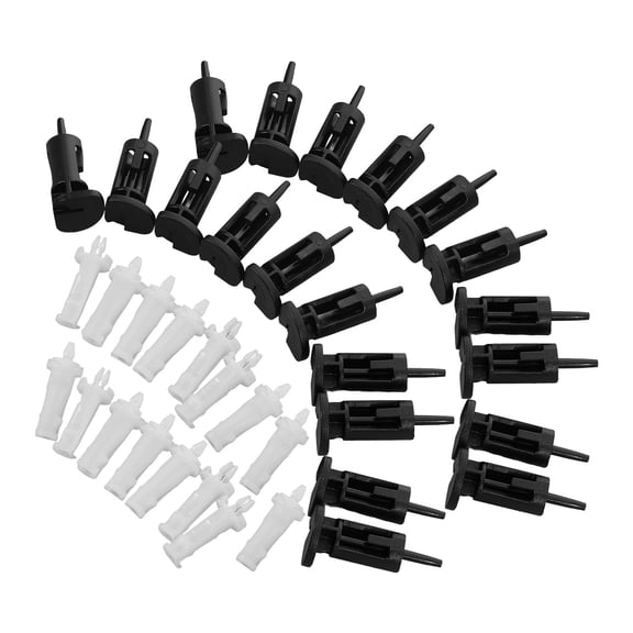 DEEPCRAFF 48Pairs CPU Radiator Fixator Pins and Clips Durable ABS Material for Computer Cooling