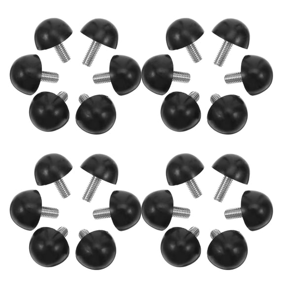 DEEPCRAFF 48Pcs Screw in Furniture Levelers for Adjustable Desk and Chair Leg Height