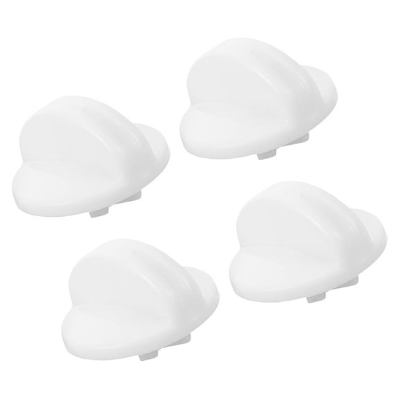DEEPCRAFF Universal Washer Knob 4Pcs White Plastic for Efficient and Dual-