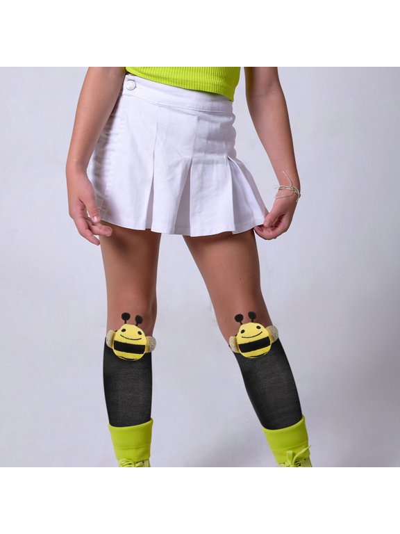 Cosplay Bee Socks Polyester Assorted Colors Stylish and Versatile 4Pairs