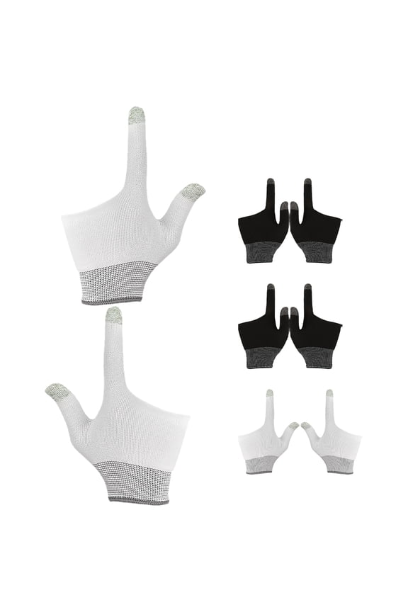 4 Pairs Gaming Gloves with for Comfort, Grip, and Enhanced Performance