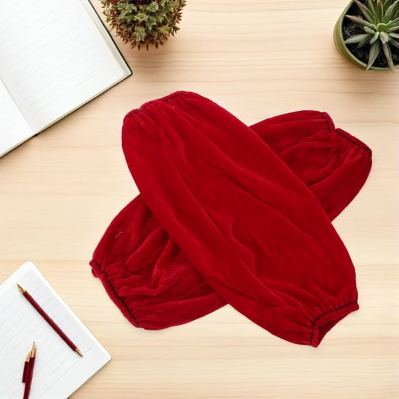 DEEPCRAFF 4Pairs Breathable Arm Protector Sleeves with Thermal Velvet for Cold Work