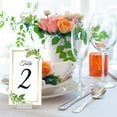 thumbnail image 1 of DEEPCRAFF 4Pcs Acrylic Table Card Holders for Banquets and Prom Table Settings, 1 of 8