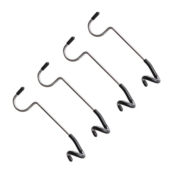 DEEPCRAFF 4Pcs Assorted Color Tent Lamp Hooks with Anti Skid Sleeve for Camping