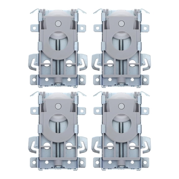 DEEPCRAFF 4-Pack Heavy Duty Stainless Steel Barn Door Bottom Rollers for Sliding Closet Doors Replacement