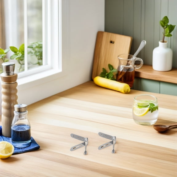 DEEPCRAFF 4Pcs Secure Stainless Steel Temperature Probe Clip for Baking and Grill