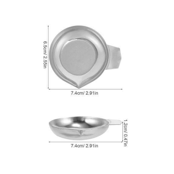 DEEPCRAFF 4-Piece Stainless Steel Electronic Weighing Scale for High Precision Measurement