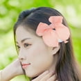 thumbnail image 1 of DEEPCRAFF 4-Pack Decorative Bow Hair Clips in Assorted Colors, Soft Fabric Accessories for Parties and Daily Wear, 1 of 6