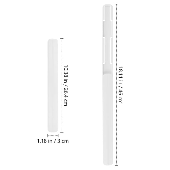 DEEPCRAFF 4-Pack White Self-Adhesive Drawer Slide Rails for Furniture, Cabinets, and Home Use, Easy Installation