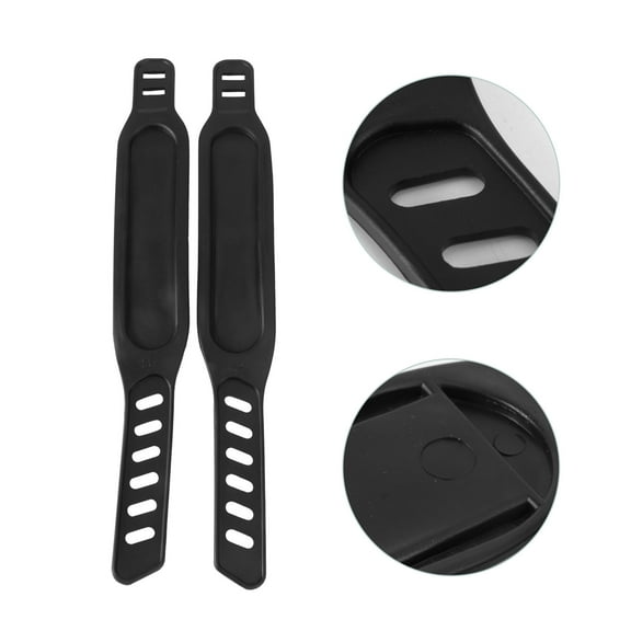 DEEPCRAFF 4-Pack Lightweight Pedal Straps with Adjustable Hollow Holes for Enhanced Gym and Dynamic Training