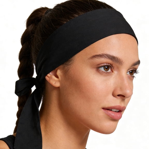 DEEPCRAFF 4Pcs Premium Sweat Absorbing Athletic Headbands Assorted Colors for Fitness and Outdoor Use
