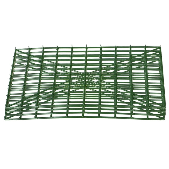 DEEPCRAFF 4- Plastic Flower Arrangement Grid Panels, Floral Stem Holder for Wedding Decor, Garden Plant Support