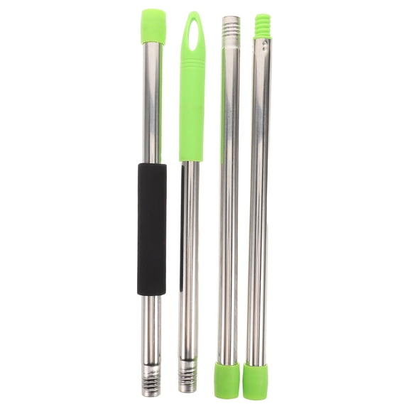 DEEPCRAFF 4Pcs Extendable Stainless Steel Mop Stick Replacement with American Threading for Home Cleaning