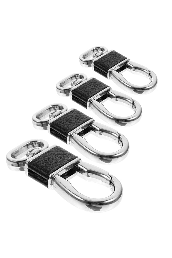 4-Pack Zinc Alloy Carabiner Keychain Clips for Keys, Key for Easy Key Storage and Organization