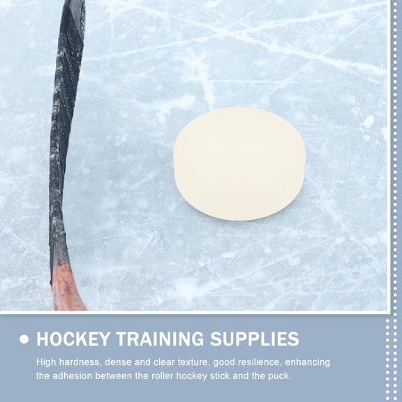 DEEPCRAFF 4Pcs Lightweight PVC Hockey Puck for Practicing with High Resilience Surface Grip