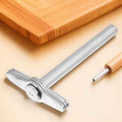 DEEPCRAFF 4Pcs Manual Punch Tool Iron Silver for Classroom Activities