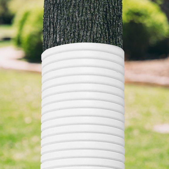 DEEPCRAFF 4Pcs PVC Tree Wraps Spiral Design for Daily Use Tree Trunk Guards Against Animals