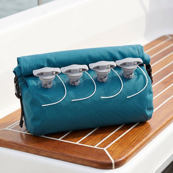 DEEPCRAFF PVC Grey Valve Covers 4-Pack Professional Kayak Accessories and Lightweight