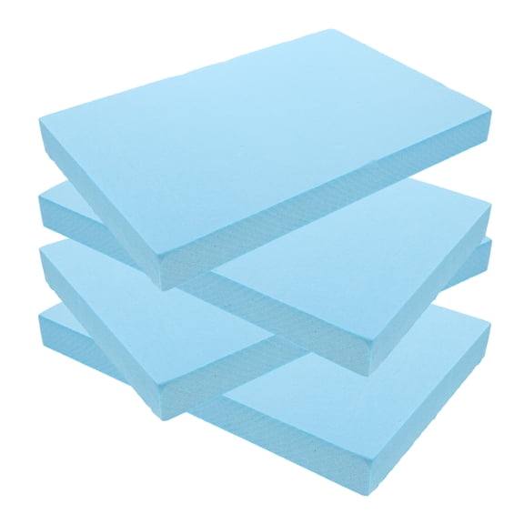 DEEPCRAFF 4Pcs Polystyrene Sheet Craft Foam Block Blue Color for DIY Crafts Professional Presentations