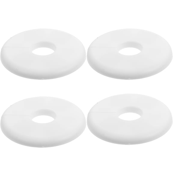 DEEPCRAFF 4Pcs White Pool Ladder Guard Covers Easy Install Shielding Plates for Indoor Outdoor Pools