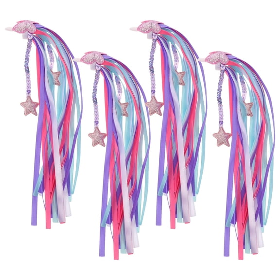 DEEPCRAFF Bike Handlebar Tassels Deepcraff Assorted Color PP Polyester Decorative Streamers