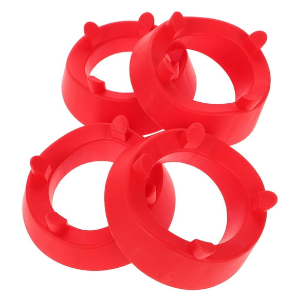 DEEPCRAFF 4Pcs Round Plastic Ball Stand for Sports Enthusiasts with Multifunctional Use