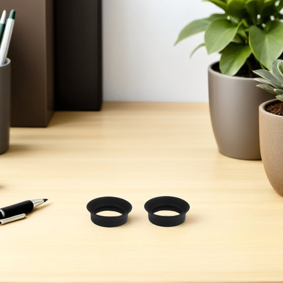 DEEPCRAFF 4Pcs Black Rubber Eyepiece Covers for Binoculars Telescope with Comfortable Fit