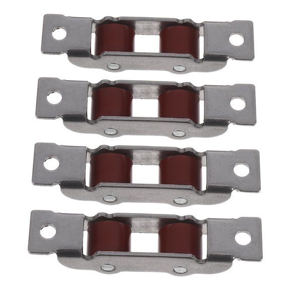 DEEPCRAFF 4Pcs Sliding Door Guide Rollers Heavy Duty Stainless Steel for Secure Door Functionality