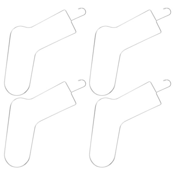 DEEPCRAFF 4Pcs Sock Blockers Stainless Steel Sock Dryer Rack for Knitting and Retail Display