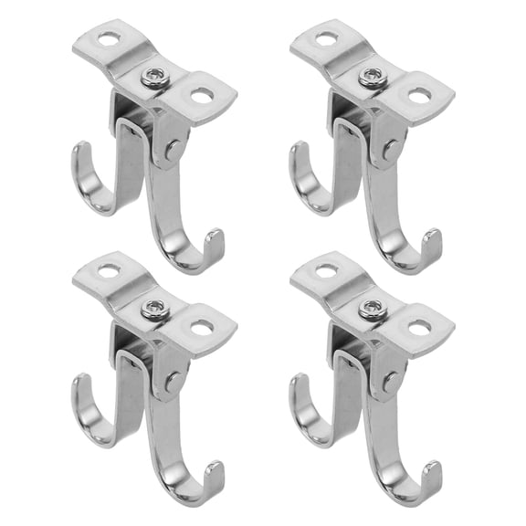 DEEPCRAFF 4Pcs Load Bearing Ceiling Mount Hooks with 360 Degree Rotation for Wind Chimes and Decor
